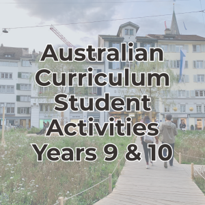 Australian Curriculum Student Activities for Years 9 and 10